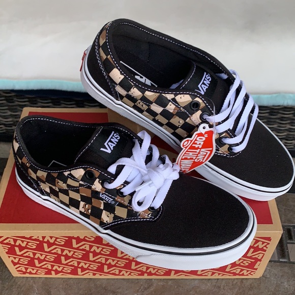 VANS ATWOOD CAMO CHECK BLACK/WHITE WMNS - Picture 7 of 15